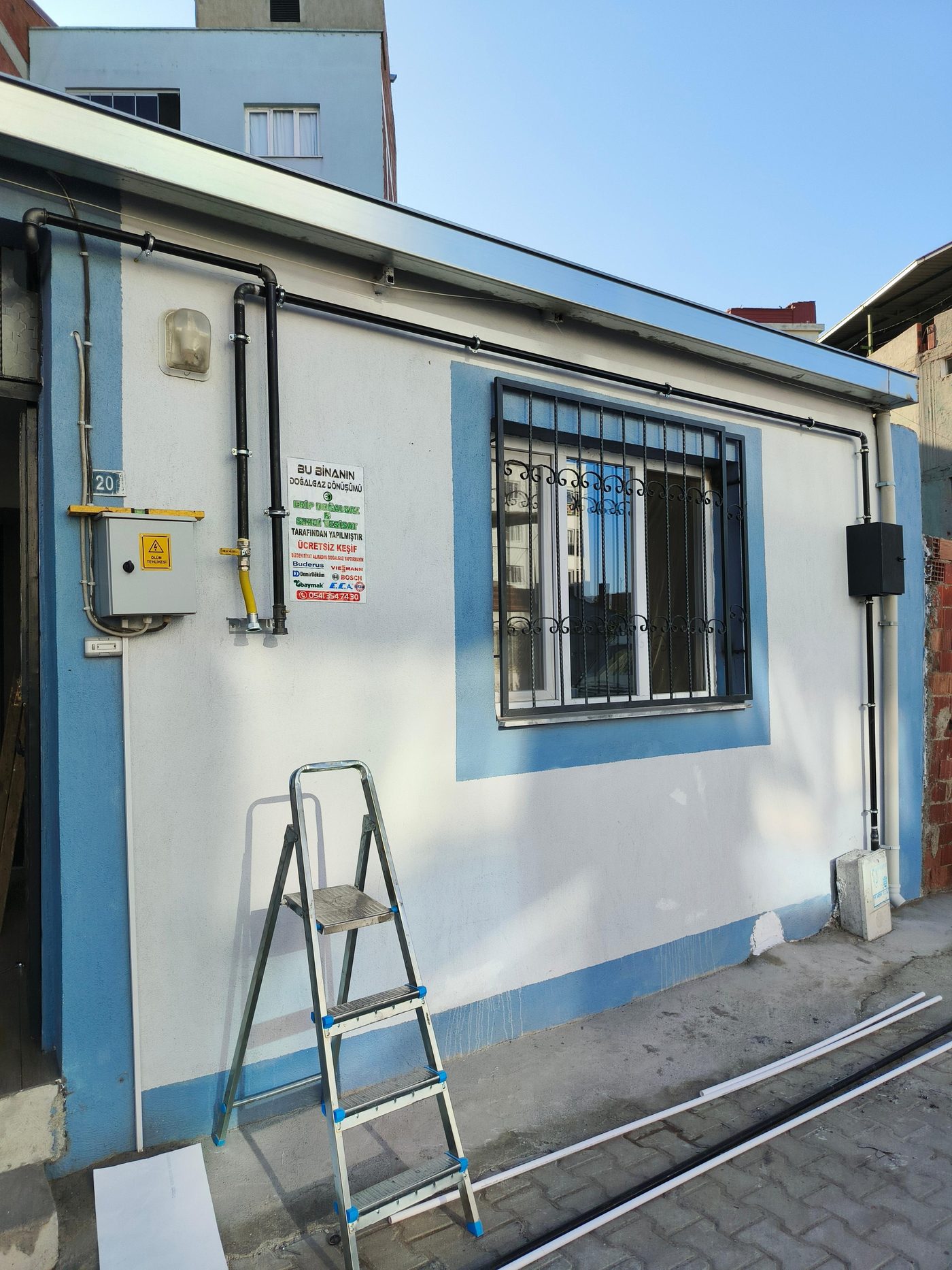 Turgutlu doğalgaz dönüşümü ve kolon hattı montajı — Ekip Doğalgaz